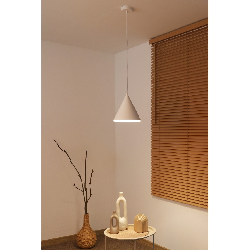 Duolla - Lustre pendente em cabo IRONLINE 1xG9/3W/230V Ø 25 cm branco
