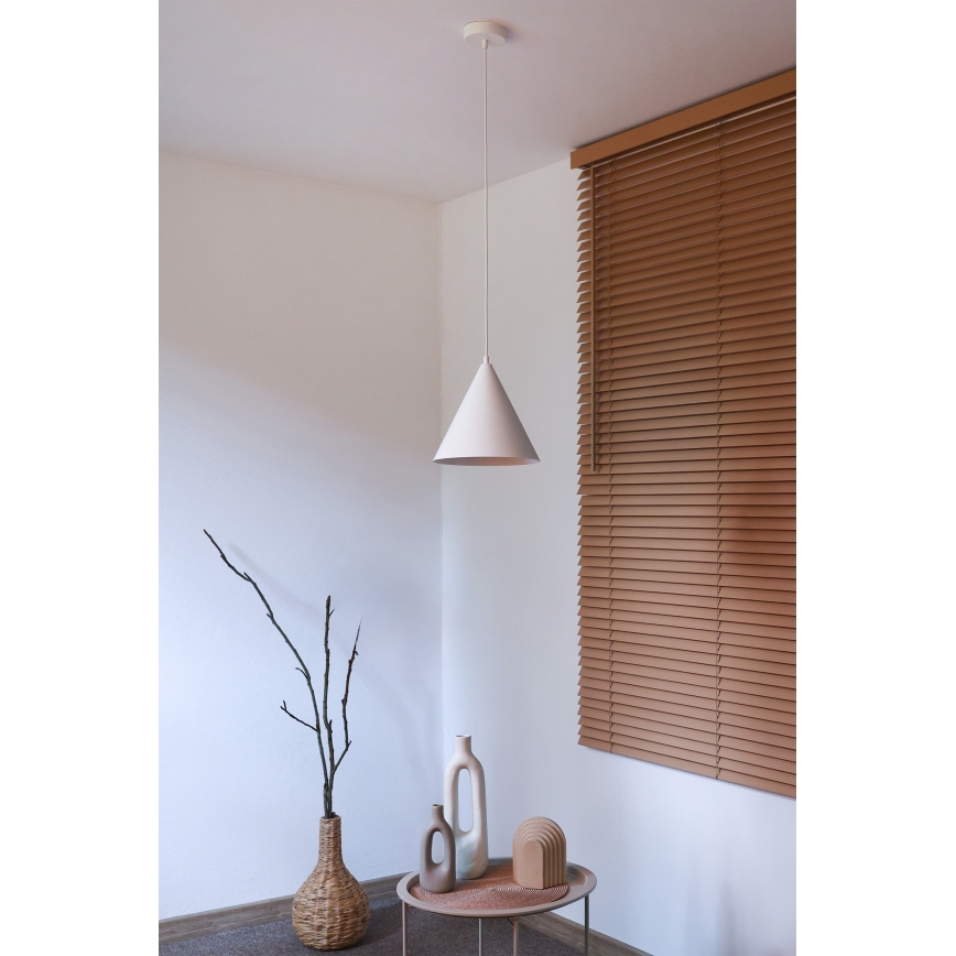 Duolla - Lustre pendente em cabo IRONLINE 1xG9/3W/230V Ø 25 cm branco