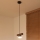 Duolla - Lustre suspenso por cabo IRONLINE 1xGX53/3W/230V pinho/carvalho/preto