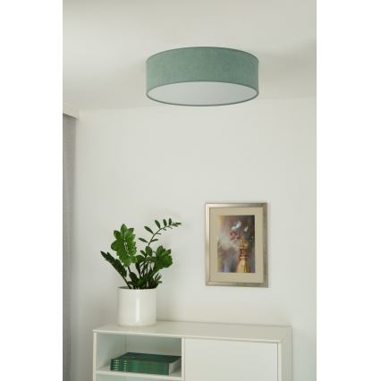 Duolla - Plafon LED CORTINA LED/26W/230V diâmetro 30 cm 4000K turquesa