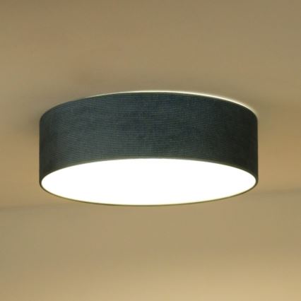 Duolla - Plafon LED CORTINA LED/26W/230V diâmetro 30 cm 4000K turquesa