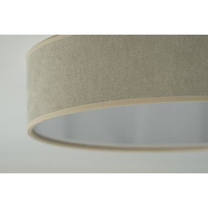 Duolla - Luminária de Teto LED CORTINA LED/26W/230V diâmetro 30 cm 4000K bege
