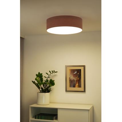 Duolla - Plafon LED CORTINA LED/26W/230V diâmetro 45 cm 4000K rosa