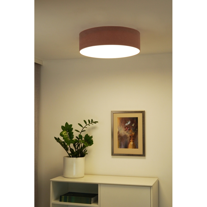 Duolla - Plafon LED CORTINA LED/26W/230V diâmetro 45 cm 4000K rosa