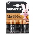 Duracell - 4 Pilhas alcalina Basic LR06/AA 1,5V 2650 mAh