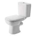 Duravit 21110900002 - Sanita combinada D-CODE cerâmica/branco brilhante