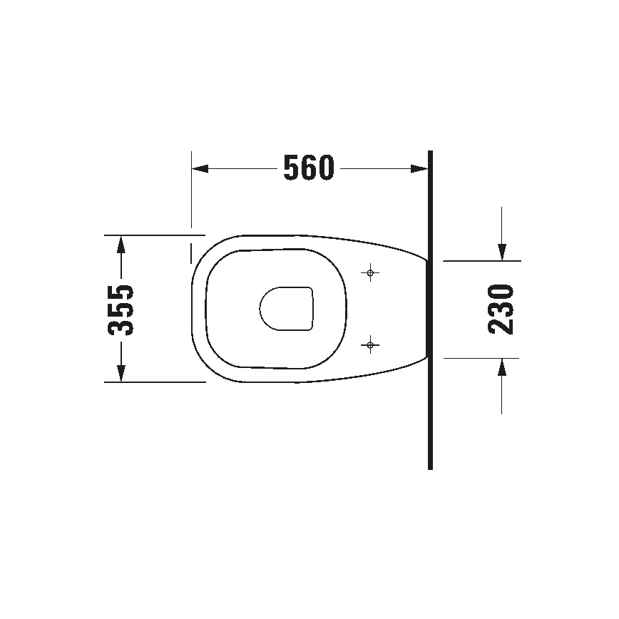 Duravit 21150900002 - Sanita de chão D-CODE cerâmica/branco brilhante