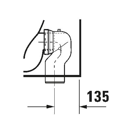 Duravit 21150900002 - Sanita de chão D-CODE cerâmica/branco brilhante