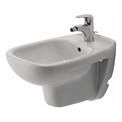 Duravit 22571500002 - Bidé suspenso D-CODE cerâmica/branco brilhante