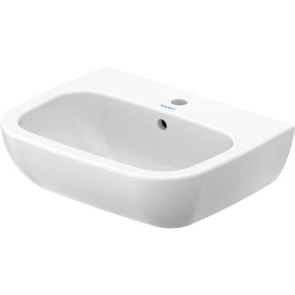 Duravit 23105500002 - Lavatório suspenso D-CODE 55x43 cm cerâmica/branco brilhante