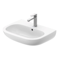 Duravit 23106000002 - Lavatório suspenso D-CODE 60x46 cm cerâmica/branco brilhante