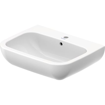 Duravit 23106500002 - Lavatório suspenso D-CODE 65x50 cm cerâmica/branco brilhante