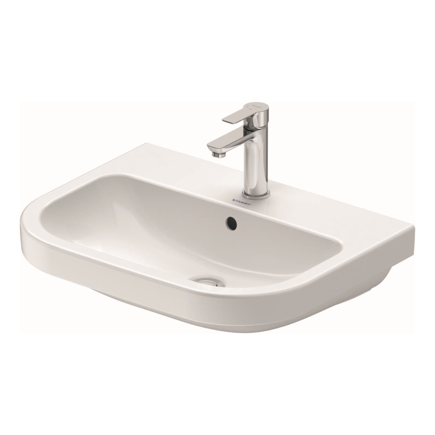 Duravit 23986000002 - Lavatório suspenso D-CODE 60x46 cm, cerâmica/branco brilhante