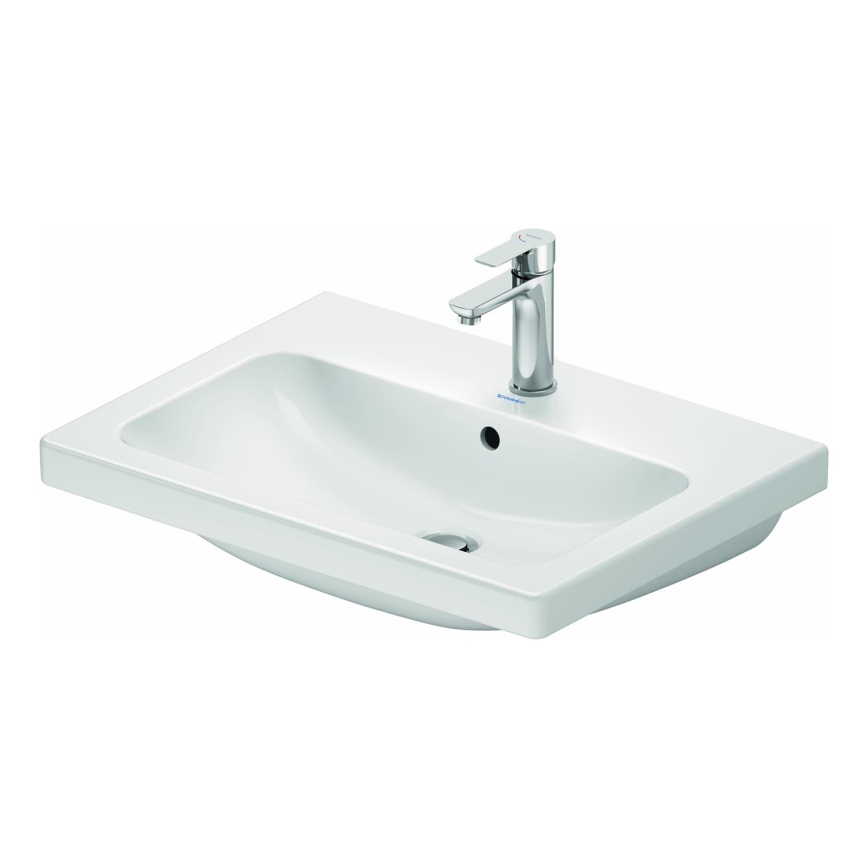 Duravit 23996500002 - Lavatório suspenso D-CODE 65x48 cm cerâmica/branco brilhante