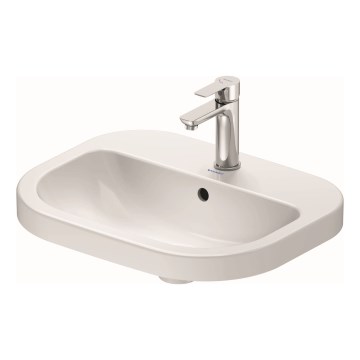 Duravit 24025500002 - Lavatório suspenso D-CODE 55x44 cm cerâmica/branco brilhante