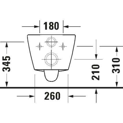 Duravit 49030900B2 - Sanita suspensa com assento D-CODE cerâmica/branco brilhante