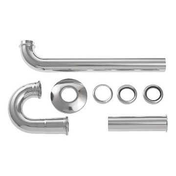 Duravit 50260000 - Sifão para lavatório UNIVERSAL, cromado brilhante