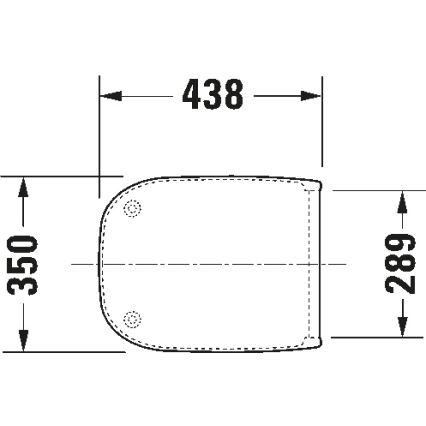 Duravit 67390099 - Assento de sanita SoftClose D-CODE 35x43,8 cm branco