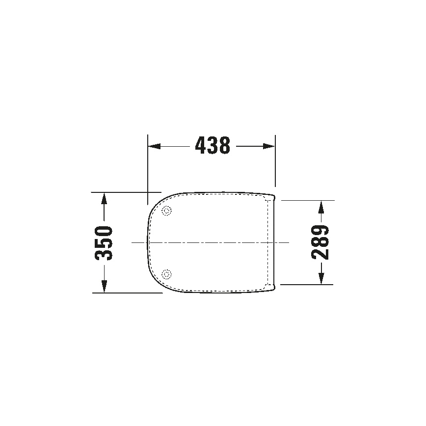 Duravit 67390099 - Assento de sanita SoftClose D-CODE 35x43,8 cm branco