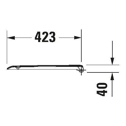 Duravit 67390099 - Assento de sanita SoftClose D-CODE 35x43,8 cm branco