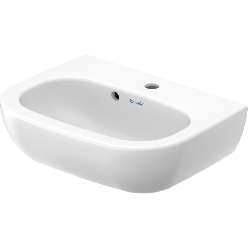 Duravit 7054500002 - Lavatório suspenso D-CODE 45x34 cm cerâmica/branco brilhante