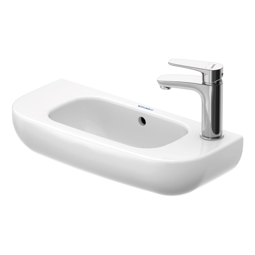 Duravit 7065000082 - Lavatório suspenso D-CODE 50 x 22 cm cerâmica/branco brilhante