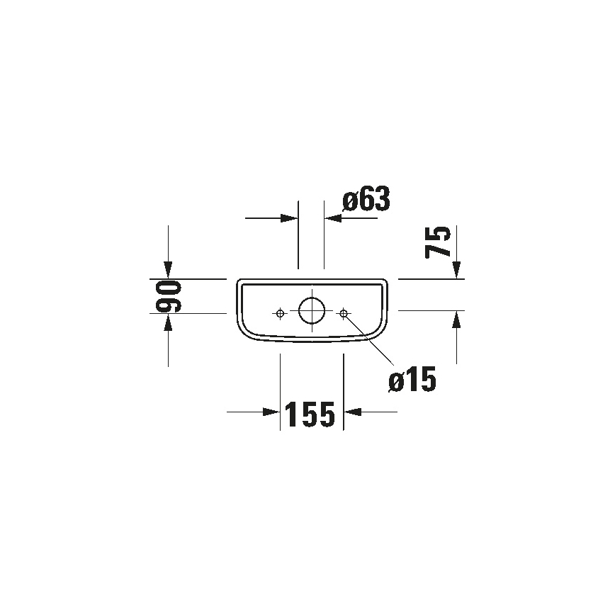 Duravit 927000004 - Cisterna de descarga para sanita D-CODE 6/3l cerâmica/branco