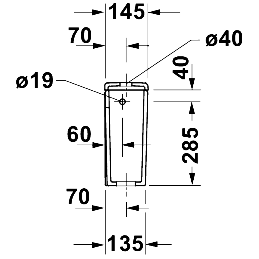 Duravit 9530000852 - Cisterna de descarga para WC D-CODE 4,5/3l cerâmica/branca