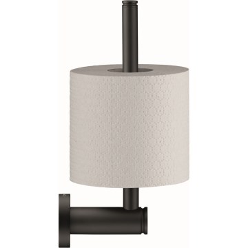 Duravit 99154600 - Suporte de papel higiénico D-CODE preto fosco