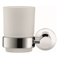 Duravit 99191000 - Suporte de parede para escovas de dentes D-CODE, lado esquerdo, cromado brilhante