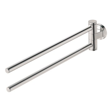 Duravit 99221000 - Suporte de parede para toalhas D-CODE 44,7 cm, acabamento em cromo brilhante