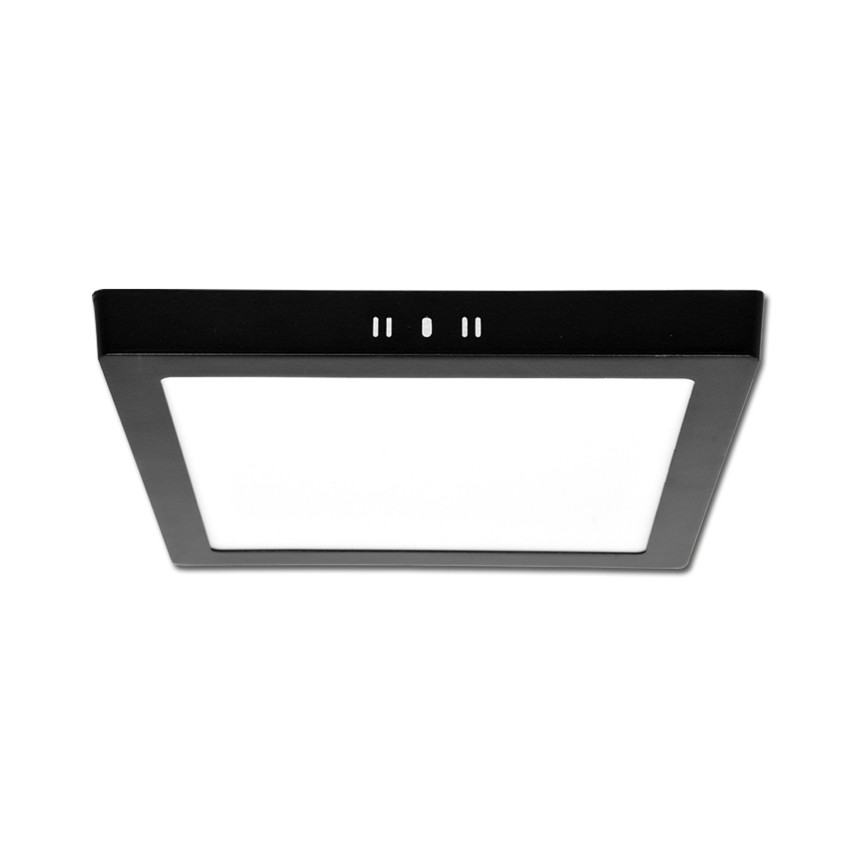 Luminária de Teto LED RAFA LED/12W/230V 3000/4000/6000K 17x17 cm preta