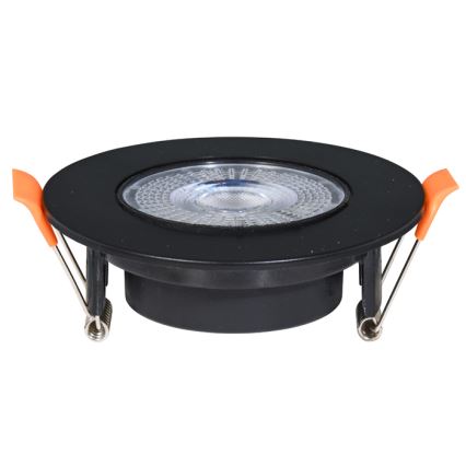 Foco de encastrar LED com regulação ZITA LED/3/5/7W/230V 3000/4000/6000K diâmetro 9 cm preto