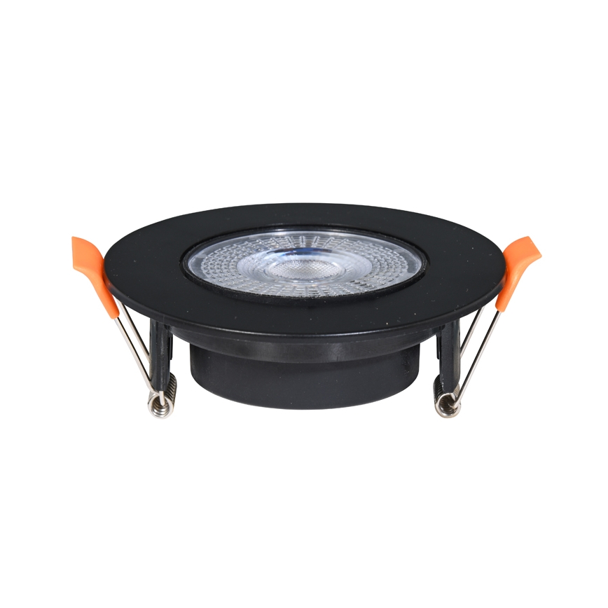 Foco de encastrar LED com regulação ZITA LED/3/5/7W/230V 3000/4000/6000K diâmetro 9 cm preto