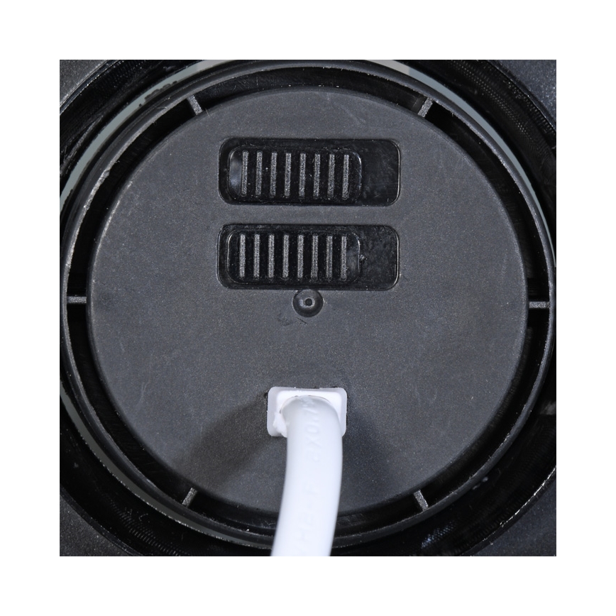 Foco de encastrar LED com regulação ZITA LED/3/5/7W/230V 3000/4000/6000K diâmetro 9 cm preto