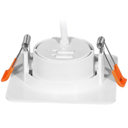 Foco de encastrar LED com regulação KENT LED/3/5/7W/230V 3000/4000/6000K 9x9 cm branco