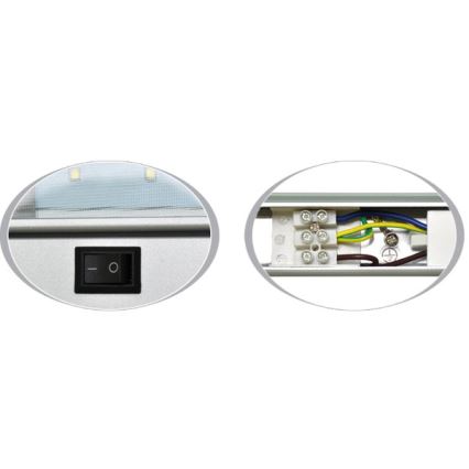 Luz de fundo de armário de cozinha LED GANYS LED/5,5W/230V