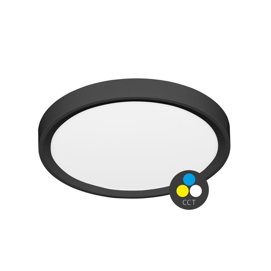 Iluminação de teto LED SALY LED/40W/230V 3000/4000/6000K diâmetro 50 cm IP40 preto