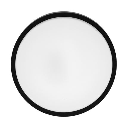 Iluminação de teto para casa de banho LED LIRA LED/12W/230V 4000K diâmetro 25 cm IP44 preto