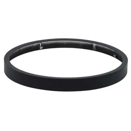 Iluminação de teto para casa de banho LED LIRA LED/12W/230V 4000K diâmetro 25 cm IP44 preto