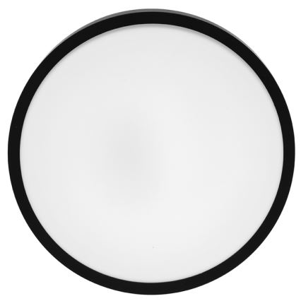 Iluminação de teto para casa de banho LED LIRA LED/18W/230V 4000K diâmetro 29,5 cm IP44 preto
