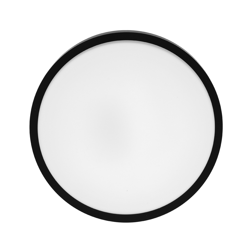 Iluminação de teto para casa de banho LED LIRA LED/18W/230V 4000K diâmetro 29,5 cm IP44 preto