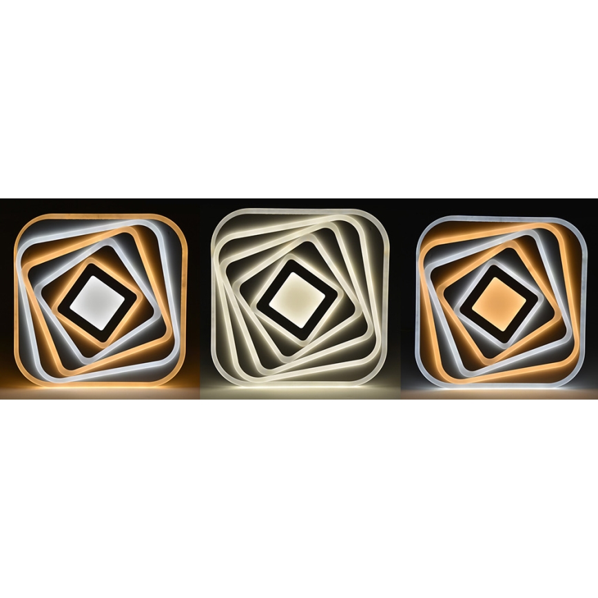 Iluminação de teto LED com regulação MODERNA LED/210W/230V 2700-6500 + controlo remoto