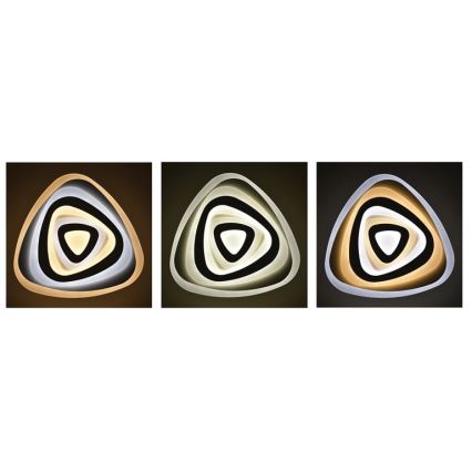 Iluminação de teto LED com regulação VELA LED/60W/230V 2700-6500K + controlo remoto