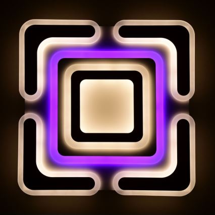 Iluminação de teto LED com regulação TIPO LED/120W/230V 2700-6500K multicolor + controlo remoto