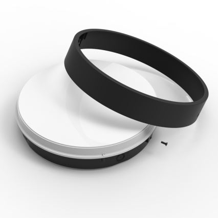 Iluminação de teto exterior LED MARTIN LED/15W/230V 3000/4000K diâmetro 30 cm IP65 preto