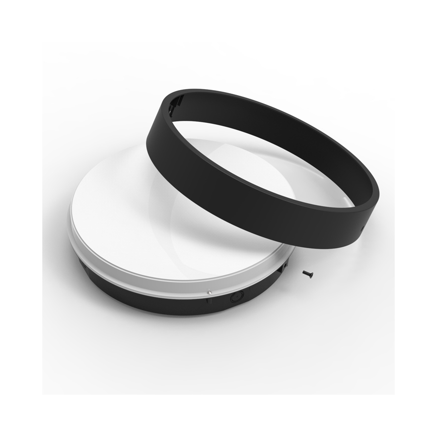 Iluminação de teto exterior LED MARTIN LED/25W/230V 3000/4000K diâmetro 35 cm IP65 preto