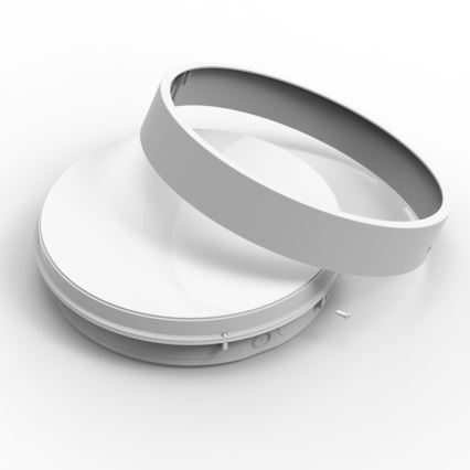 Iluminação de teto exterior LED com sensor MARTIN LED/25W/230V 3000/4000K diâmetro 35 cm IP65 branco