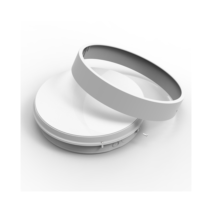 Iluminação de teto exterior LED com sensor MARTIN LED/25W/230V 3000/4000K diâmetro 35 cm IP65 branco