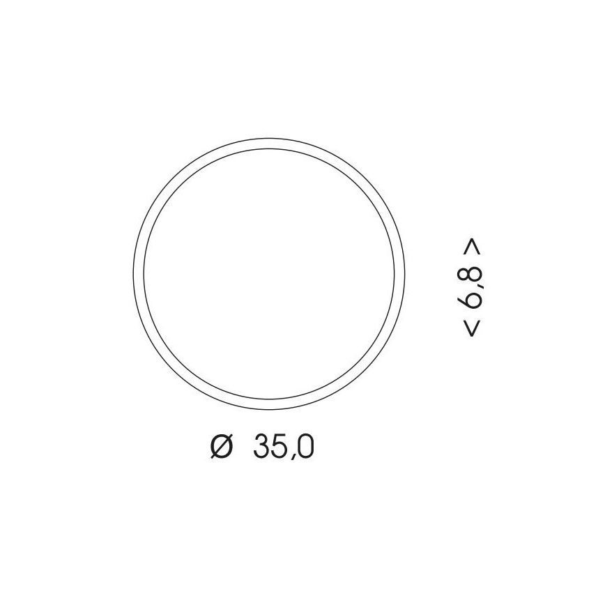 Iluminação de teto exterior LED com sensor MARTIN LED/25W/230V 3000/4000K diâmetro 35 cm IP65 branco